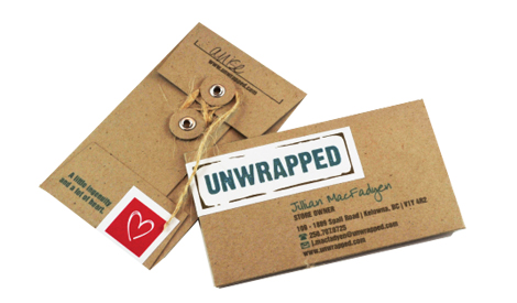 Unwrapped Business Card